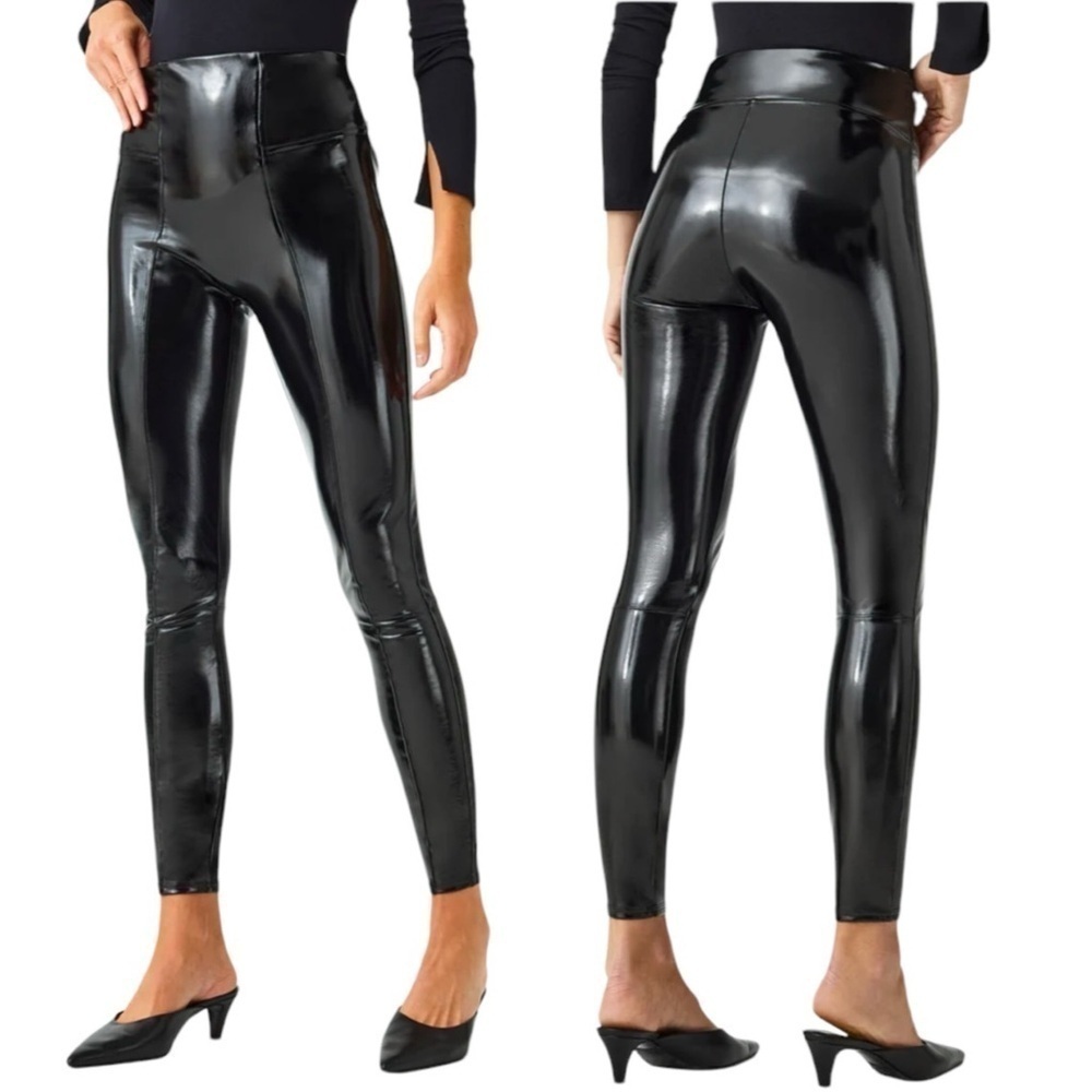 SPANXshape Faux Leather Patent Laggings
